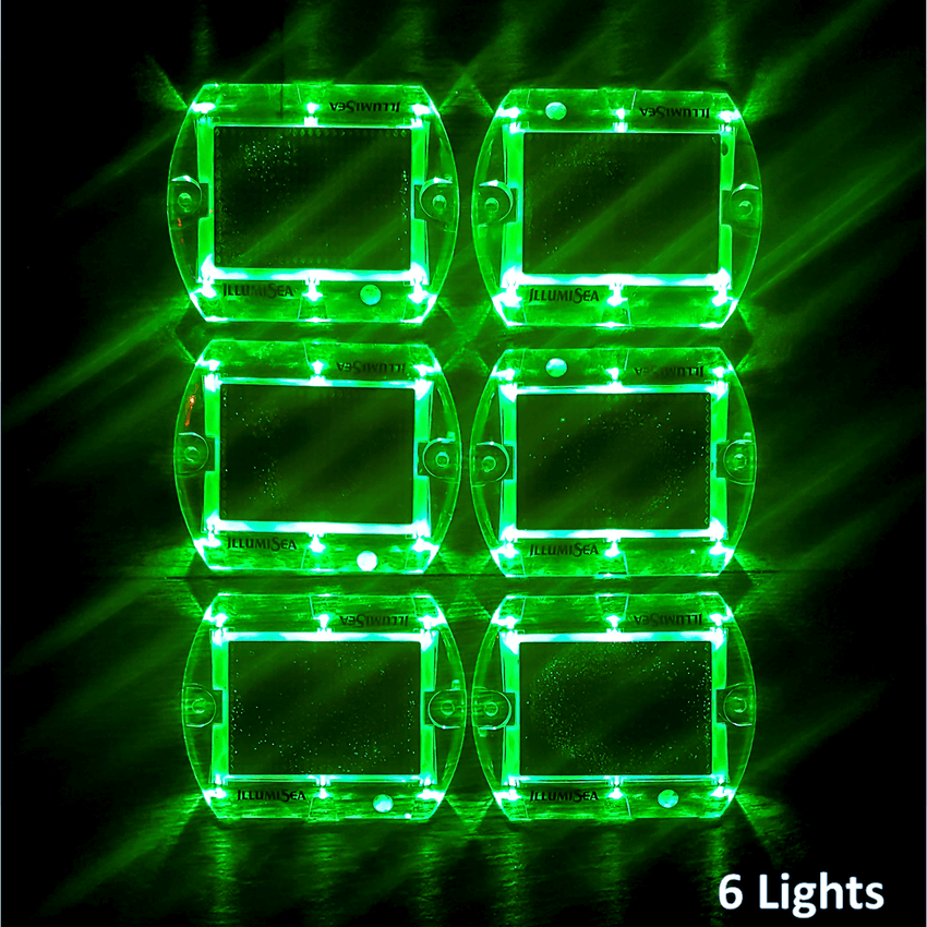 illumisea-green-led-solar-dock-waterproof-lights-6pack